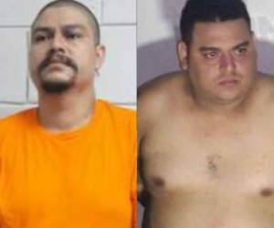 A la izquierda de la foto 'El Pechocho', sujeto que ya estaba preso en la cárcel 'El Pozo'. Al lado derecho 'El Pechocho', reo que pasó su primera noche en prisión este sábado, según el IPN.