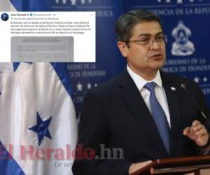 'Desde el 2014, mi Gobierno ha trabajado por la paz y el desarrollo en torno al Golfo de Fonseca', expresó Hernández quien el próximo 27 de enero dejará la presidencia.