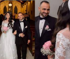 La presentadora e influencer hondureña, Ileana Bográn, compartió en su cuenta de Instagram las románticas imágenes de su boda religiosa en Tegucigalpa. La joven y su esposo lucieron radiantes y muy enamorados. Fotos cortesía Instagram