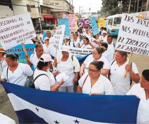 Entre los técnicos hay enfermeros y enfermeras de los hospitales.