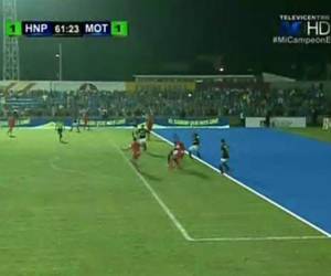 Imagen de Televicentro que da evidencia que nunca hubo fuera de juego.