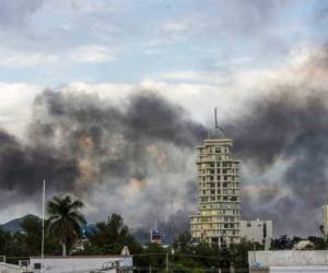 La batalla paralizó el jueves por algunas horas a Culiacán, la capital del estado norteño de Sinaloa. Foto: AP.