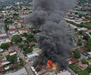 El incendio se registró el pasado 17 de junio en el mercado Guamilito.