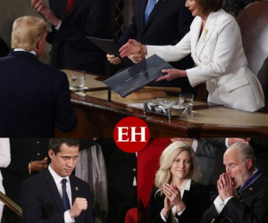 El presidente de Estados Unidos, Donald Trump, dio su tercer discurso oficial sobre el Estado de la Unión en el Capitolio. Estas son las imágenes que dejó el importante evento. Fotos AFP