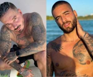 Ambos cantantes comenzaron una batalla en las redes sociales para decidir quién era el más guapo de los dos. FOTOS CORTESÍA: Instagram