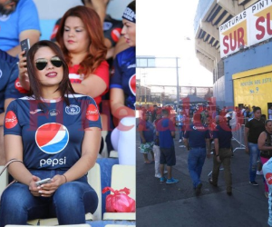 Los aficionados se pusieron la camiseta y acudieron al coloso a apoyar a su amado Ciclón. Fotos Grupo OPSA