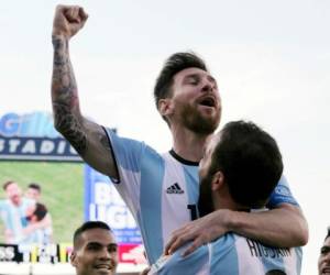 Lio Messi durante su participación con la selección de Argentina en la Copa América Centenario.