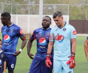 Harold Fonseca, portero de Motagua que regresó a la titularidad con el club en este torneo tras estar fuera por más de un año. (Fotos: Ronal Aceituno / Grupo Opsa)