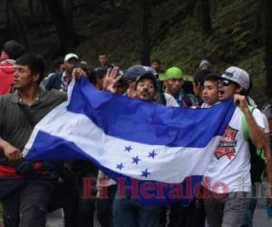 Autoridades reportan 15,316 hondureños migrantes retornados en el presente 2021. Foto: AFP
