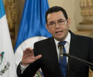 La Corte Suprema de Justicia de Guatemala decidirá si procede o no con el antejuicios en contra del presidente Jimmy Morales. Foto: Agencia AFP
