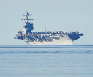 En los últimos días, Washington ha anunciado el envío a la región de su mayor y más sofisticado portaaviones, el USS Gerald Ford.