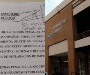 En este caso también se ven implicadas dos fiscales del Ministerio Público.