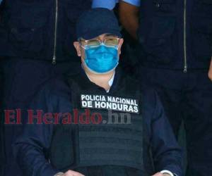 Fotografía del exmandatario hondureño luego de su entrega voluntaria el pasado 15 de febrero.