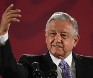 Andrés Manuel López Obrador, presidente de México. Foto AFP