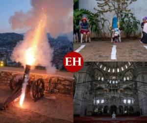 El Ramadán es una época del año para reunirse. Los musulmanes pasan horas rezando en las mezquitas y luego comparten abundantes cenas con amigos y vecinos después de ayunar desde la salida hasta la puesta del sol. Pero, como revelan estas imágenes de The Associated Press, el coronavirus ha obligado a los musulmanes en todo el mundo —desde Indonesia hasta Seattle, pasando por la India y Sudáfrica— a modificar la manera de festejar el mes más sagrado del calendario islámico. Este año, muchos están confinados en sus casas, los desplazamientos están limitados y los sitios públicos como parques, centros comerciales y mezquitas están cerrados. Fotos: AP.