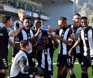 “Mucha fuerza Honduras, juntos saldremos de esta situación difícil. Feliz por la victoria y por mi primer gol en la temporada”, fueron las palabras de Róchez tras el silbatazo final. Foto: Cortesía