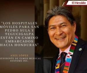 Axel López es el representante de ELMED Medical Systems Inc, encargada de vender siete hospitales móviles a Honduras. Él habló en exclusiva con EL HERALDO sobre la polémica compra durante la pandemia del coronavirus y si llegarán o no los productos y estas son sus frases más destacadas.