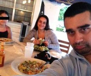 Derek Medina y su familia, su difunta esposa y su hija testigo del asesinato.