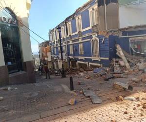 El temblor se sintió a las 7:34 hora local (12:34 GMT) y tuvo como epicentro la localidad de San José del Palmar.