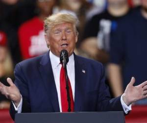 'Tienen un presidente que es inmune. Hoy tienen un presidente que no necesita esconderse en su sótano como su oponente', agregó Trump.