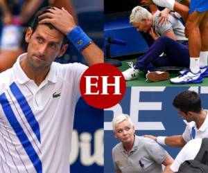 El tenista número uno mundial, Novak Djokovic, fue descalificado este domingo del Abierto de Estados Unidos por golpear con la pelota a una jueza de línea en el partido de octavos de final. A continuación te mostramos cómo ocurrieron los hechos. Fotos: AP/ AFP