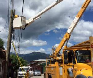 Las cuadrillas de la Empresa Energía Honduras realizarán trabajos de mantenimiento.