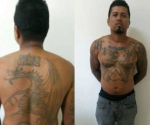 Dany Alexis Rodriguez tiene varios tatuajes en sus pectorales, abdomen, brazos y espalda.