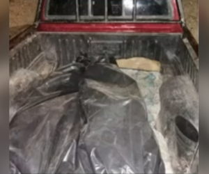 Los cuerpos de los infortunados hermanos fueron colocados en bolsas negras y trasladados a medicina forense.