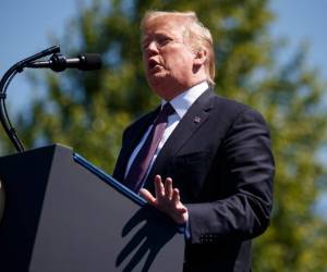 Trump tiene previsto dar un discurso el jueves en el que expresará su apoyo al plan. Foto: AP