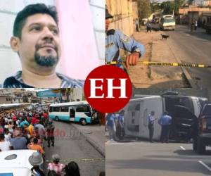 La muerte violenta de varios transportistas, el deceso de un maestro capitalino y varios aparatosos accidentes viales forman parte de los sucesos que más destacaron esta semana en Honduras. Fotos EL HERALDO