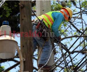 Las cuadrillas de EEH cambiarán las líneas del tendido eléctrico. Foto EL HERALDO