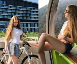 La bella docente deslumbra en las redes sociales con sus sensuales imágenes. Foto: Oksana Neveselaya/Instagram.