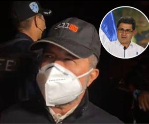 Sabillón dejó claro que el exmandatario hondureño se encuentra en su vivienda junto a su esposa e hijas.