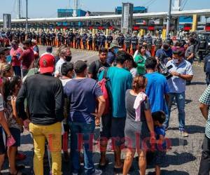 Más de 52 mil connacionales fueron retornados en el 2021. Foto: El Heraldo