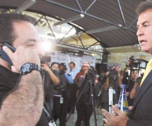 Las diferencias entre Luis Redondo y Salvador Nasralla han sido notables y evidentes, quienes se han proferido ofensas a través de los medios de comunicación, foto: El Heraldo.