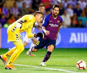 El técnico español, Sergio, tiene claro su objetivo durante el encuentro: 'Que Messi no toque el balón'. Foto: Agencia AFP