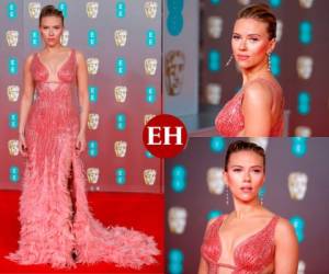 Scarlett Johansson deslumbró en la alfombra de los premios BAFTA. Su vestido fue considerado el más sexy de la gala. Fotos: AFP / AP.