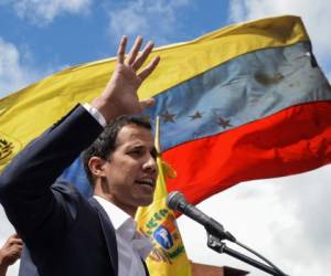 Juan Guaidó se proclamó presidente de Venezuela este 23 de enero de 2019. (AFP)