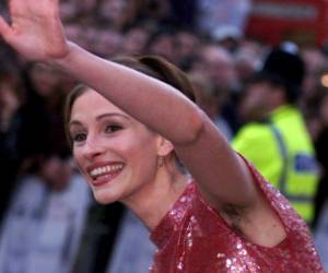 Julia Roberts fueron a eventos pensando que nadie notaría sus axilas.