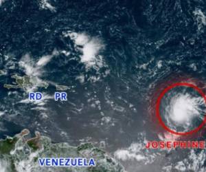 La tormenta avanzaba con dirección oeste-noroeste con vientos máximos sostenidos de 72 kilómetros por hora (45 millas por hora). Foto: Cortesía.