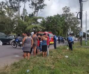 El hombre fue asesinado a la orilla de la carretera de Juticalpa.