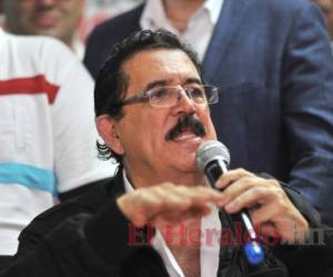 El expresidente Zelaya salió de Honduras este miércoles. Foto: Marvin Salgado / EL HERALDO.