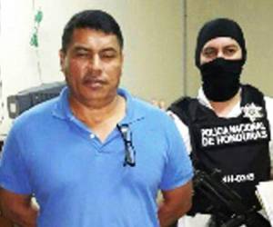 Ángel Andrés Flores Amador, coronel detenido en la capital de Honduras.