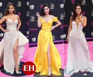 Estos famosos derrocharon glamour a su paso por alfombra rumbo a Premios Lo Nuestro a la Música Latina 2020. Foto: Univisión.