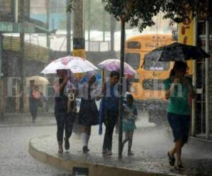 Las lluvias se presentaron al noreste, este y sureste de Tegucigalpa. (Foto: El Heraldo)