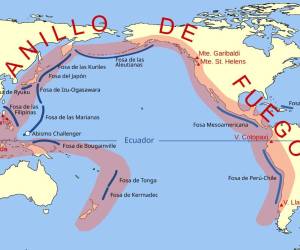 El peligro está latente para muchos países y cada vez que se registran grandes terremotos se recuerda el Anillo o Cinturón de Fuego del Pacífico, zona que agrupa más de 40 naciones; donde se concentra el 90 % de los terremotos del mundo, además de tener la mayor actividad volcánica del planeta.