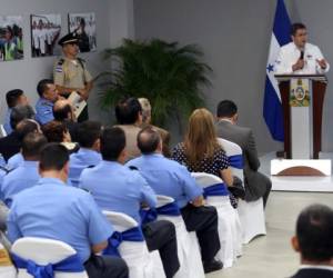 Finalizar con la evaluación de idoneidad y culminar los ascensos de oficiales son los principales retos de la depuradora. Foto Marvin Salgado