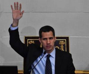 Juan Guaidó se proclamó presidente encargado de Venezuela el 23 de enero. (AFP)
