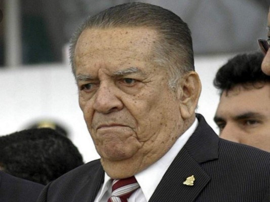 El expresidente de Honduras murió a los 91 años de edad. Foto: Twitter.