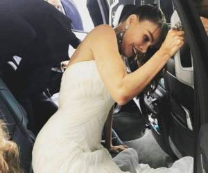 Sofía Vergara rumbo a los premios Emmy 2017 que se desarrollaron el domingo 17 de septiembre. Fotos: Facebook Sofía Vergara.